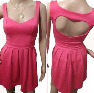 CANDIES hot pink dress